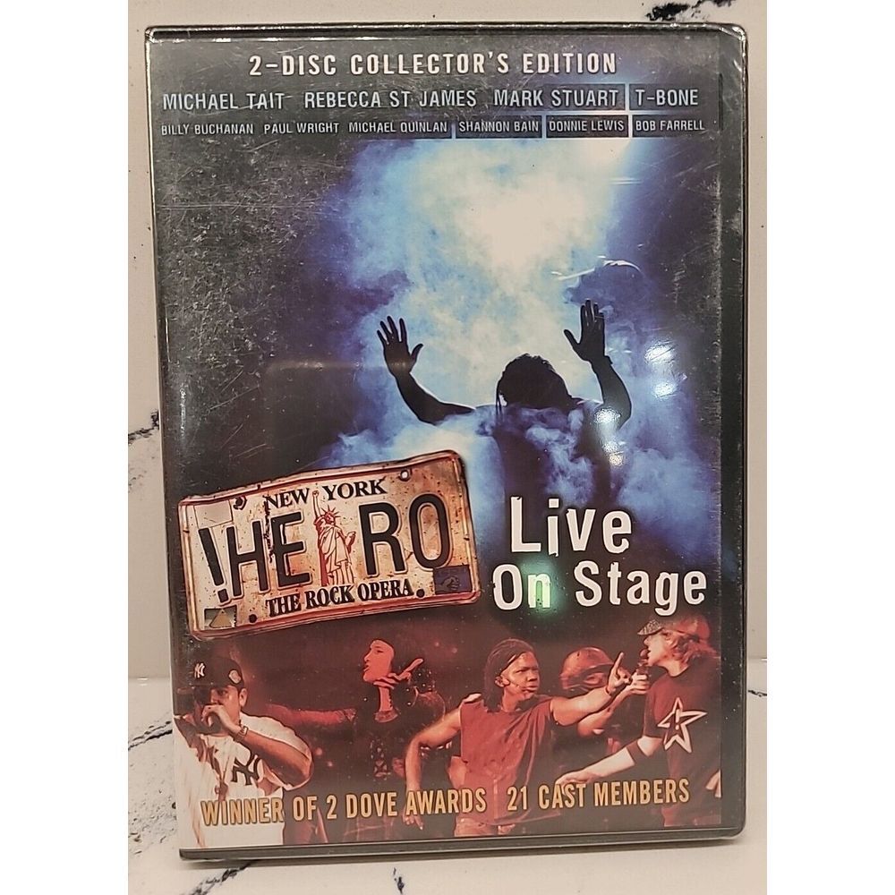 NEW - Hero The Rock Opera Live On Stage DVD 2005 2 Disc Collectors Edition